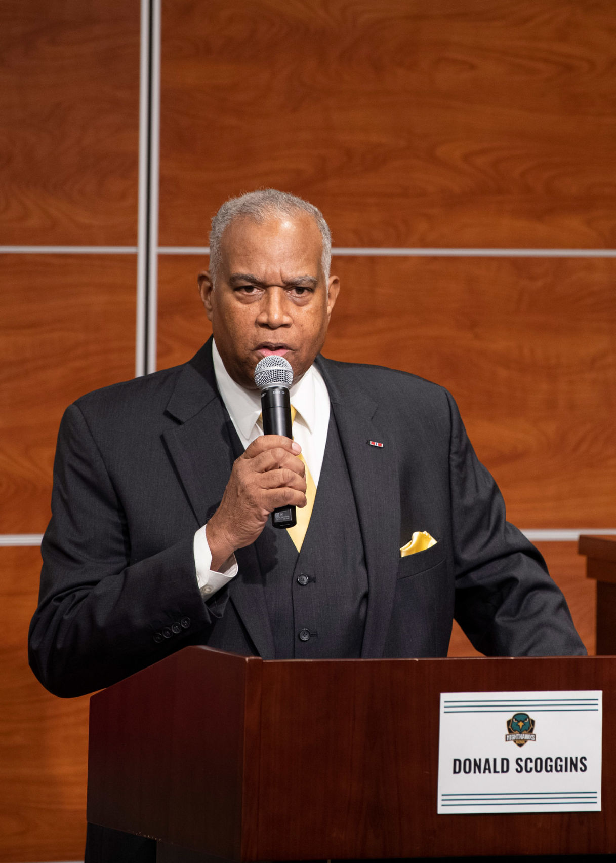 Don Scoggins at oct. 8 debate at NVCC